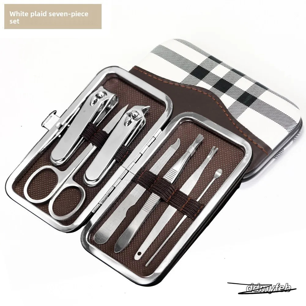 Complete Manicure Set: Round Tail Contouring Clippers, Nail Cutter, And Beauty Tool Kit Ddmyfeb