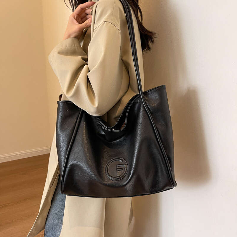 Simple And Stylish Large Capacity Tote Bag For Women With A Sense Of , New Casual Shoulder Bag, Niche Commuting