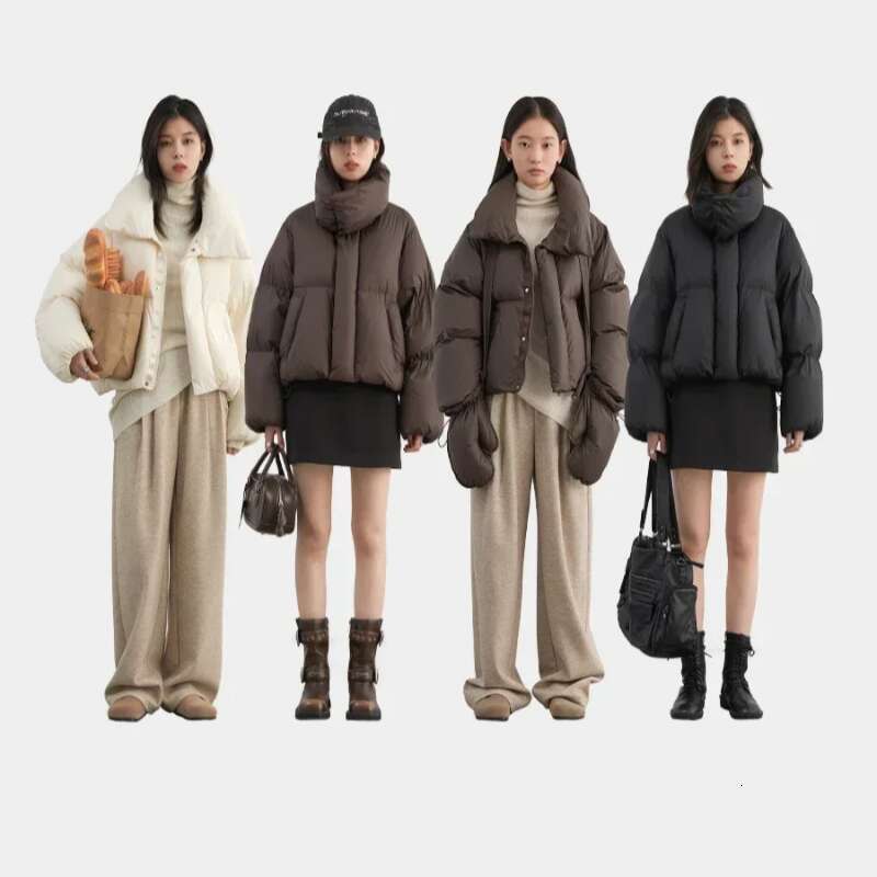 Women Coats New 90 White Duck Puffs Down Female Bread Jacket Ladies Thick Warm Outerwear Winter 2025 Womens Coat