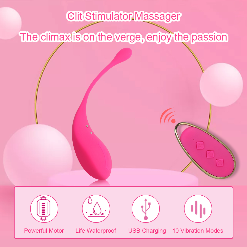 Silent Wireless Egg Massager for Enhanced Intimacy - Portable Love Toy