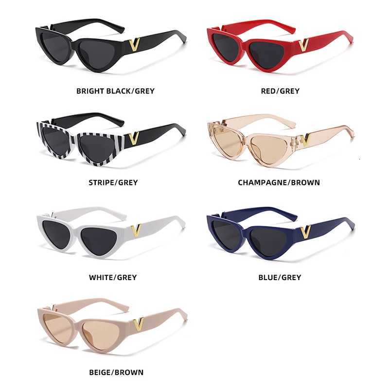 Black White Fashion Cat Eye Sunes Wen Vintage Tren Brand Zebra Print Sunes Fem S UV400 Trending EyewearW251023