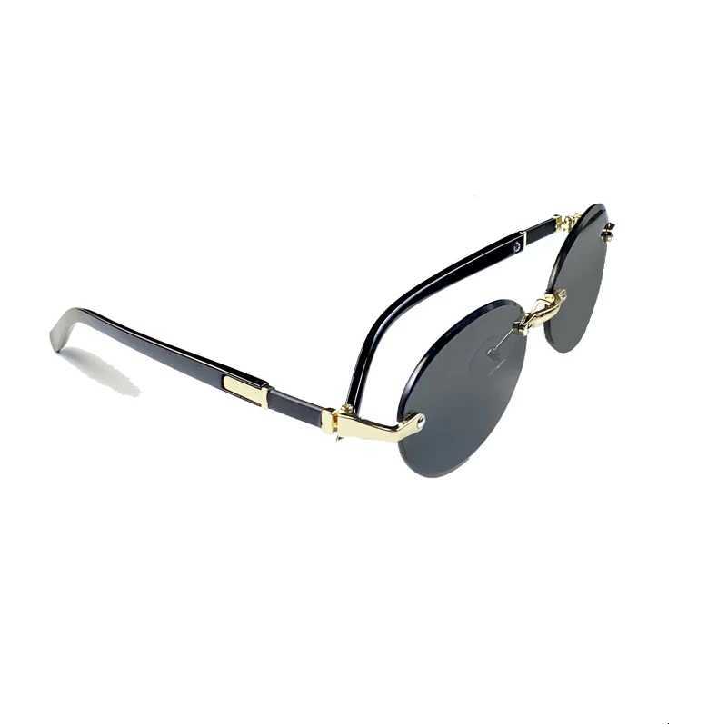Rimless Sunglasses Oval Fashion Popular Female Male Sunglasses Round Sunglasses Female Male Summer Travel GlassesW251023