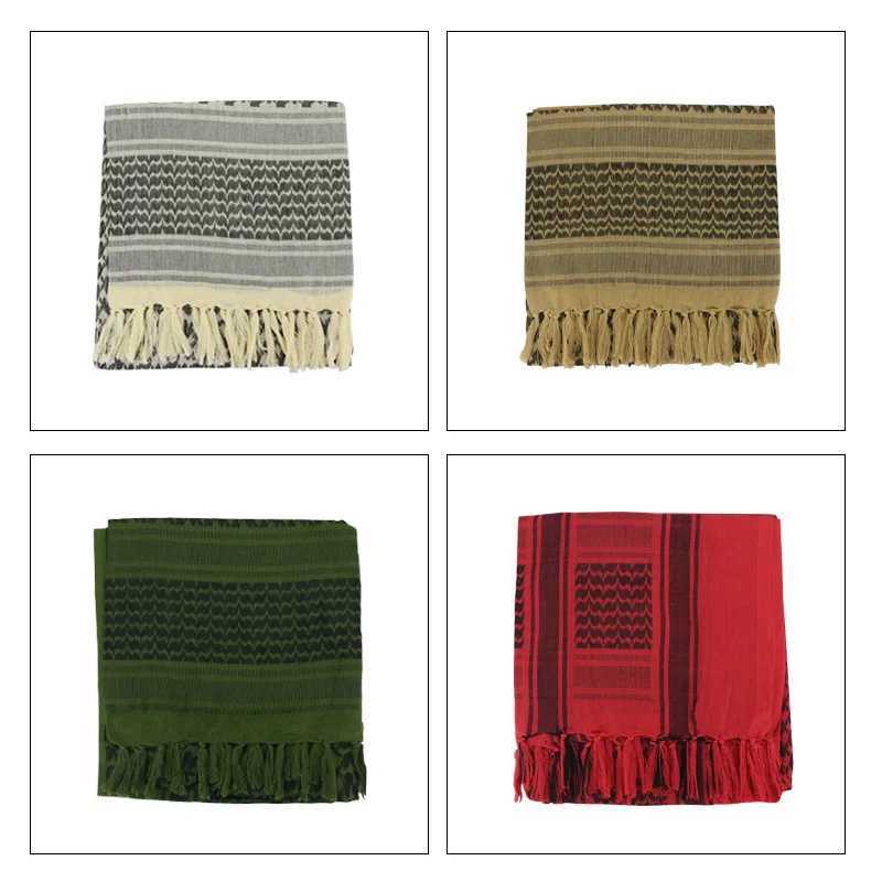 Maikun Cotton Arab Scarves Men Winter Military Keffiyeh Windproof Scarf Muslim Hijab Shemagh Desert Square Wargame J251113