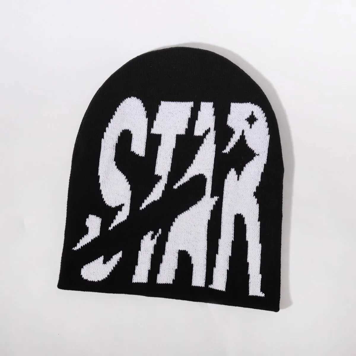 Cool Letter STAR Beanie Y2K Cap Men Women Autumn Winter Fashion Knitted Keep Warm Hat Unisex Outdoor Skiing Cap Cycling GiftXJ251023