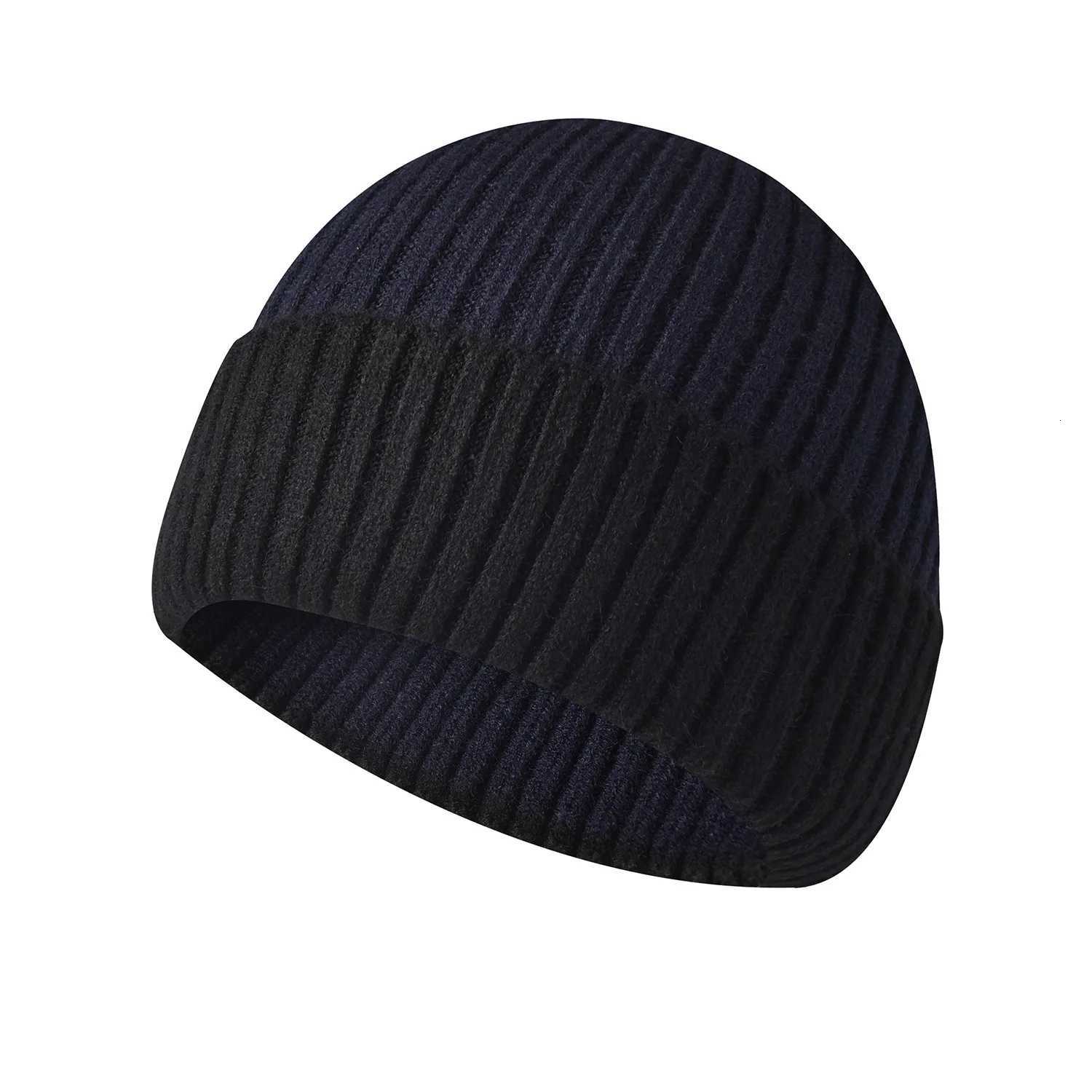 Winter Beanies Hats For Men Women Skullied Beanie Cuffed Knitted Hat Soft Warm Snow Ski Cap Male Outdoor Thick Hedging CapsXJ251023