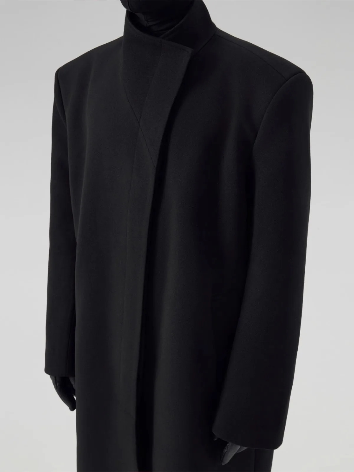 Mauroicardi Autumn Winter Long Warm Soft Black Wool Blends Coat Men er Clothes Elegant Chic Woolen Overcoat 251016