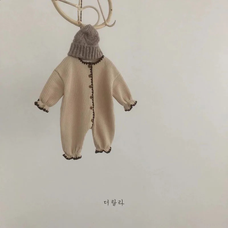 Baby Girl Vintage Romper Japan Style Infant Soft Cotton Long Sleeve Jumpsuit born Pajamas Baby Casual Home Clothes 024M 251023