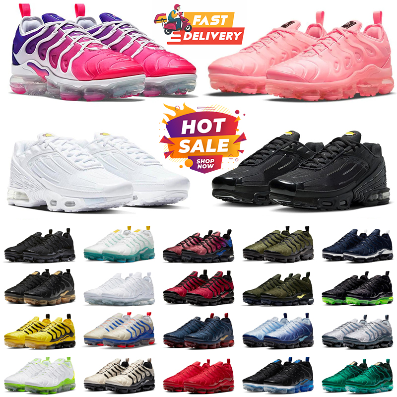 designer tn running shoes plus 3 sneakers Triple Black White Unity Greedy Hyper Blue mens trainers women outdoor sports sneaker sports chaussures schoenen 36-46