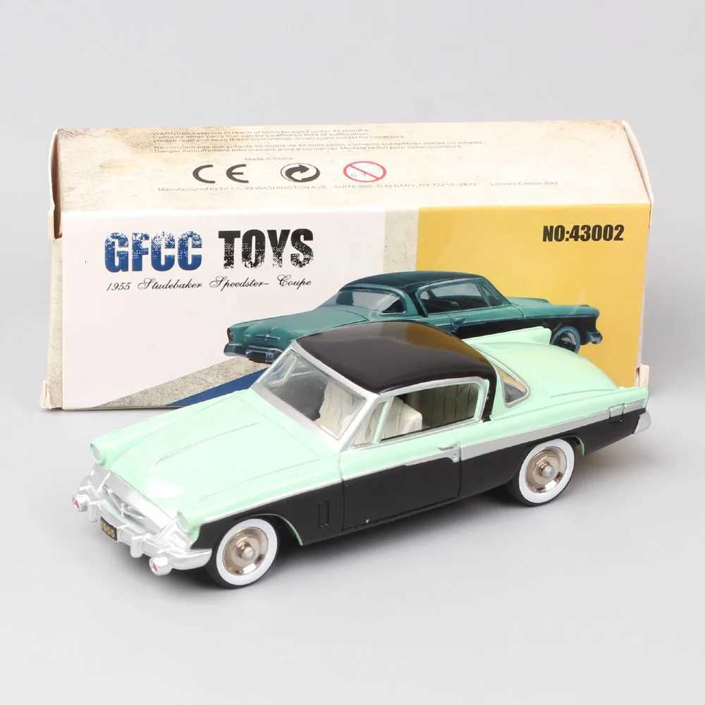 GFCC 143 Scale 1955 Studebaker Speedster Coupe President Model Car Metal Diecast Toy Vehicles Collectibles MiniaturesT251023