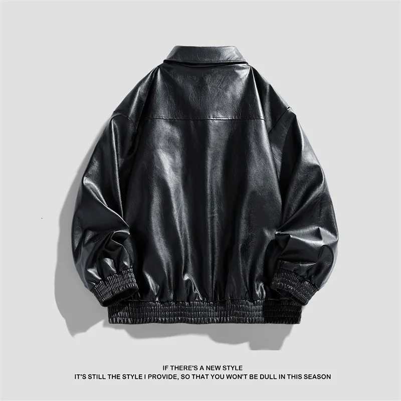 2025 autumnwinter new mens motorcycle leather jacket highquality leather jacket youthful and priceless cool and stylish W251023