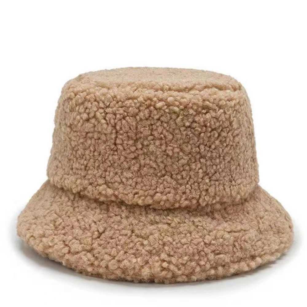 Winter Warm Fece Bucket Hat for Men Wen Cold Resistant Fashion Fisherman Trendy SunshadeW251023