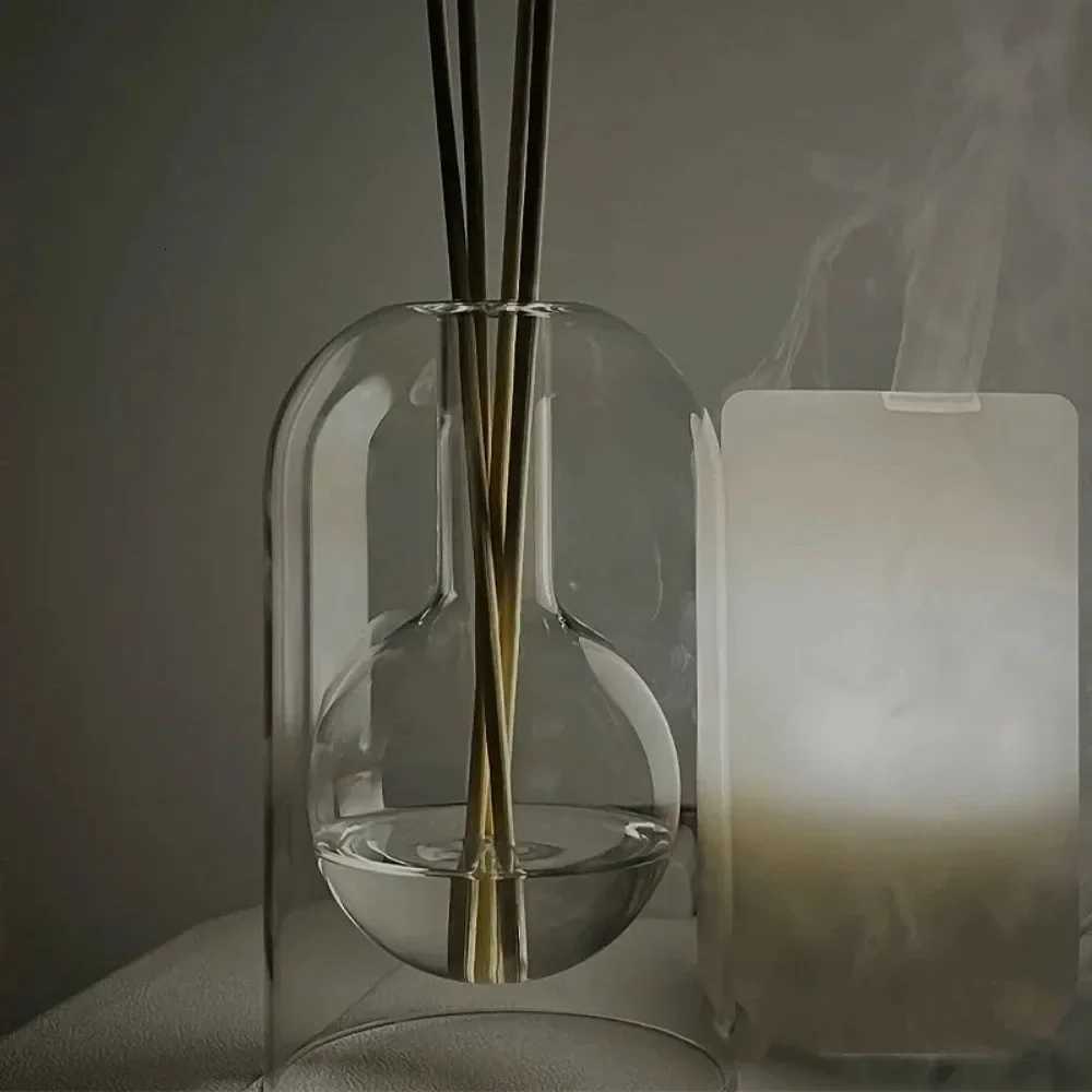130200ML Transparent Aratherapy Diffuser Bottle Storage Containers He Decoration with Diffusers Sticks Y251023