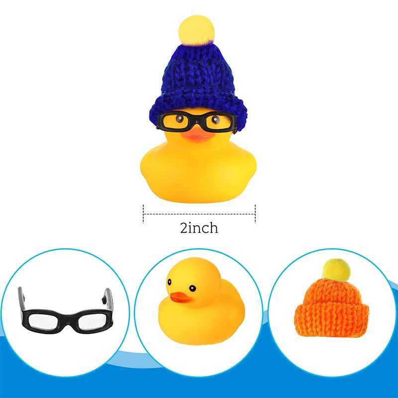 10100pcs Mini Rubber Ducks with Sunglasses Hats Cruise Rubber Ducks in Bulk Gift Small Bathtub Toy for Party Favor J251023