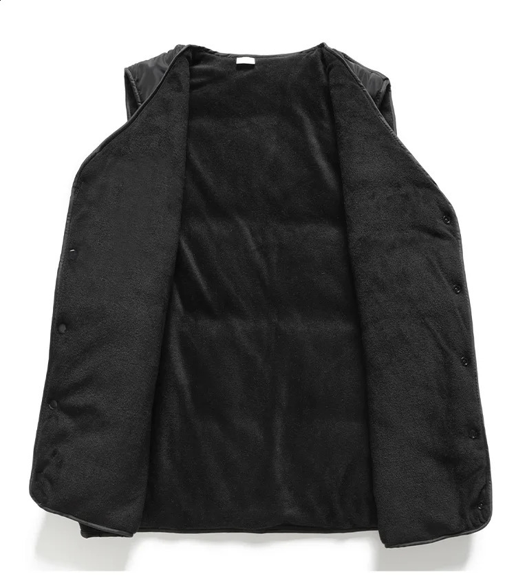 Autumn and Winter Mens Thick Velvet Vest Sleeveless VestComfortable Highquality Warm Casual JacketMens Jacket 251023