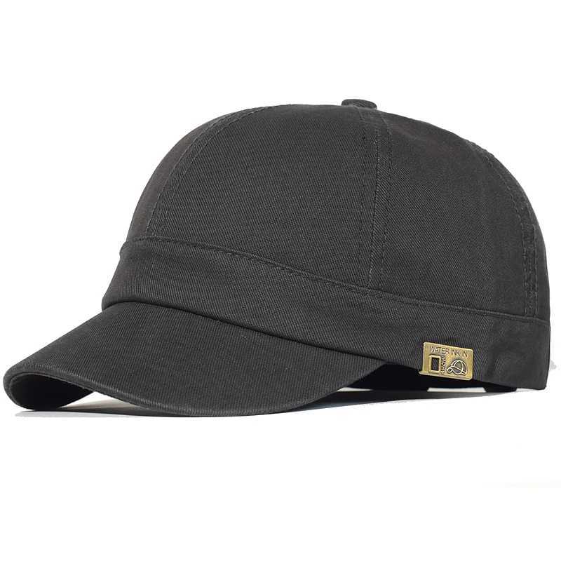 Short Brim Baseball Cotton Men Wen Soft Vintage Dad Hat Adjustab Trucker Sty Low Profi sW251023