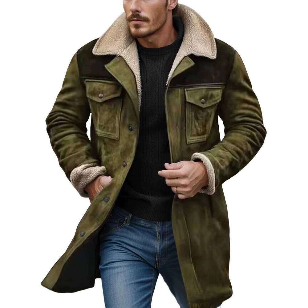 Autumn and Winter Warm Cotton Thick Cold Proof Fashionable Jacket, Outdoor Casual Men's Jacket