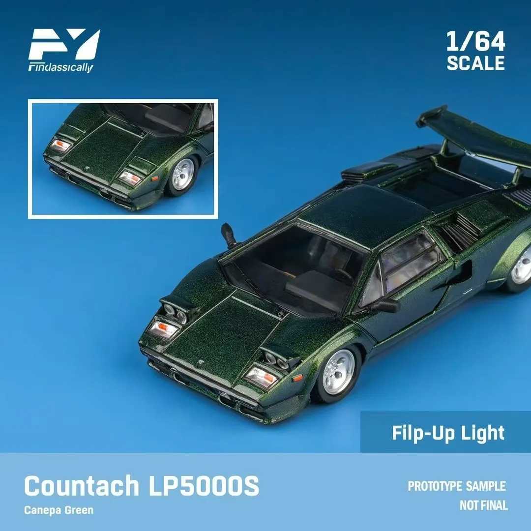 164 Countach LP5000S F40 Model Car Alloy Model Cars Diecast Vehicle Collection Toy for AdultsT251023