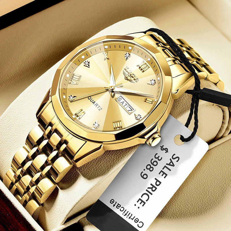 LIGE Fashion Quartz Wristwatches Casual Sport Military Watch For Women Top Waterproof Watch Ladies Relogio Feminino 251021