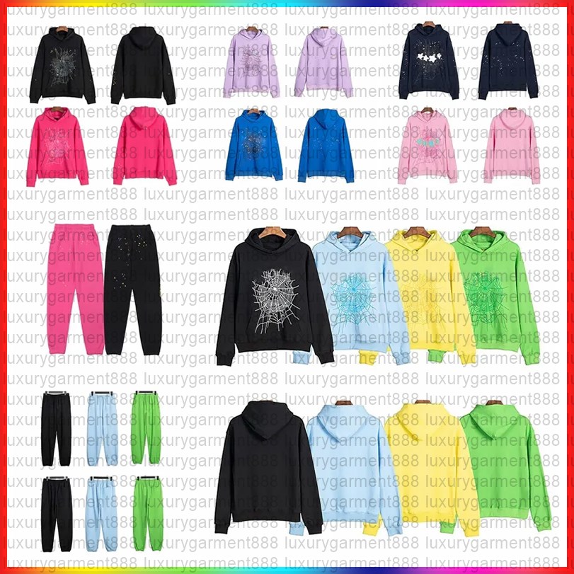 Designer Hoodies Women Winter hoodie 2025 Fashion Casual Web pants Men Women Loose Pullover spider hoody high quality 3D Stereo Print spider Tracksuit 02