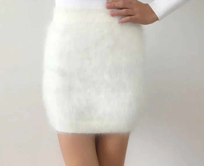 Winter Slim Sable Knitting Mink Cashmere Skirt Warm Short Skirt Fashion Women Customized More Color JN267 251020