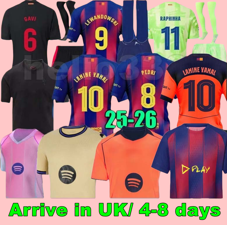 25 26 LAMINE YAMAL barcelonaSoccer Jerseys Coldplay Limited edition shirts OLMO LEWANDOWSKI PEDRI GAVI ARAUJO RAPHINHA DE JONG football kids kit Fermin BALDE Child