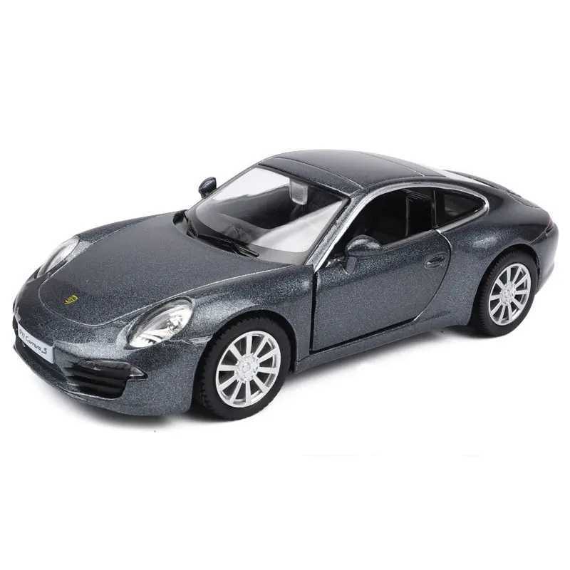 1 36 Porsche 911 Alloy Car Model High Simulation Diecasts Toy With 2 doors opened Pull Back Vehicles Decoration Toys For KidsT251023