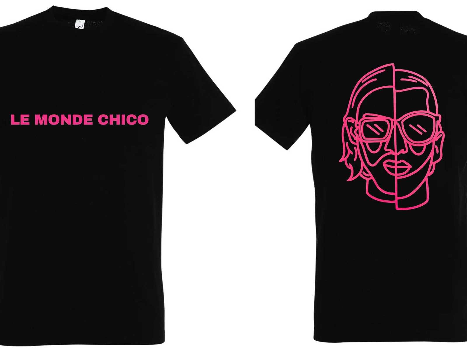 Men Le Monde Chico TShirt PNL Album French Rapper Graphic Print Tshirt Men Hip Hop Fashion Short Sleeve Tee Shirt StreetwearXJ251023