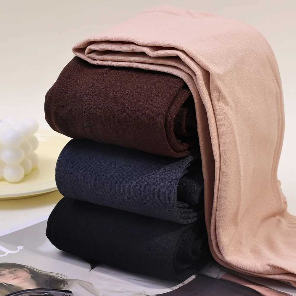 New Women Winter Thermal Leggings Warm High Waist Slim Thicken Velvet Tight Pants Pantyhose Fleece Stretchy Leggings StockingsT251023