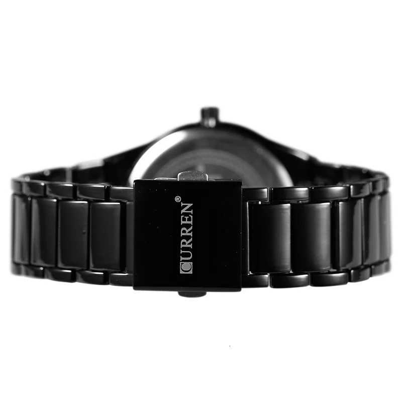 black Curren Top Brand Business Men Male Luxury Watch Casual Full steel Calendar Wristwatches quartz watches relogio masculinoL251023