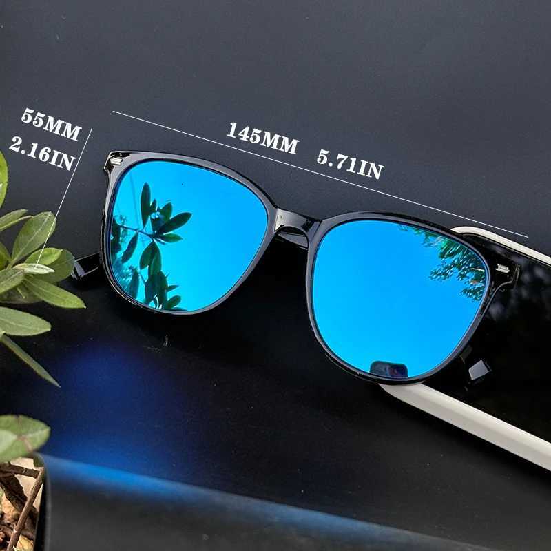 1PCS2PCS3PCS Round Womens Polarized Sunglasses Stylish PC Frame PinkBlueLeopardUV400 Lenses Travel Driving HikingW251023