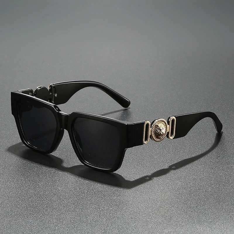 New Luxury Fashion Brand Designer Sunes Wen Men 2025 Vintage Square Leopard S es Outdoor Travel Top SunesW251023
