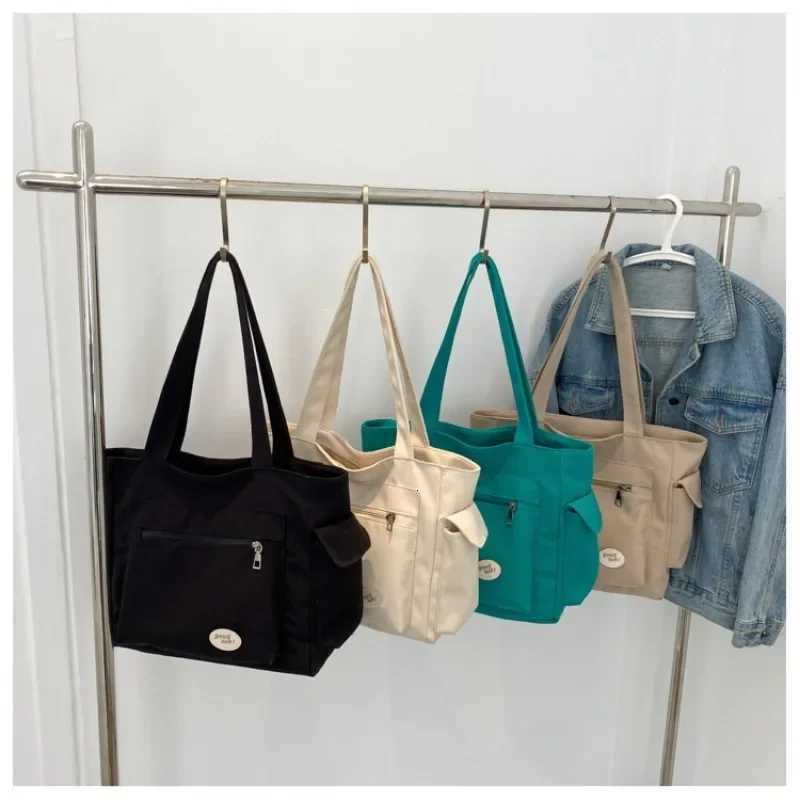 Large Capacity Student Tote Bag New Canvas Commuter Handbag Women Bag Tote Bags for Women Womens Fashion Shoulder Bag ClassL251023