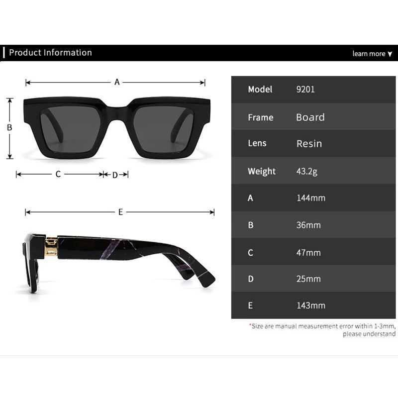 LOERHUNAR 2025 New Brand Design Square Frame Myopia Sunglasses for Woman and Man UV400 Sunshade Fashion Sunglasses 0 to 60W251023