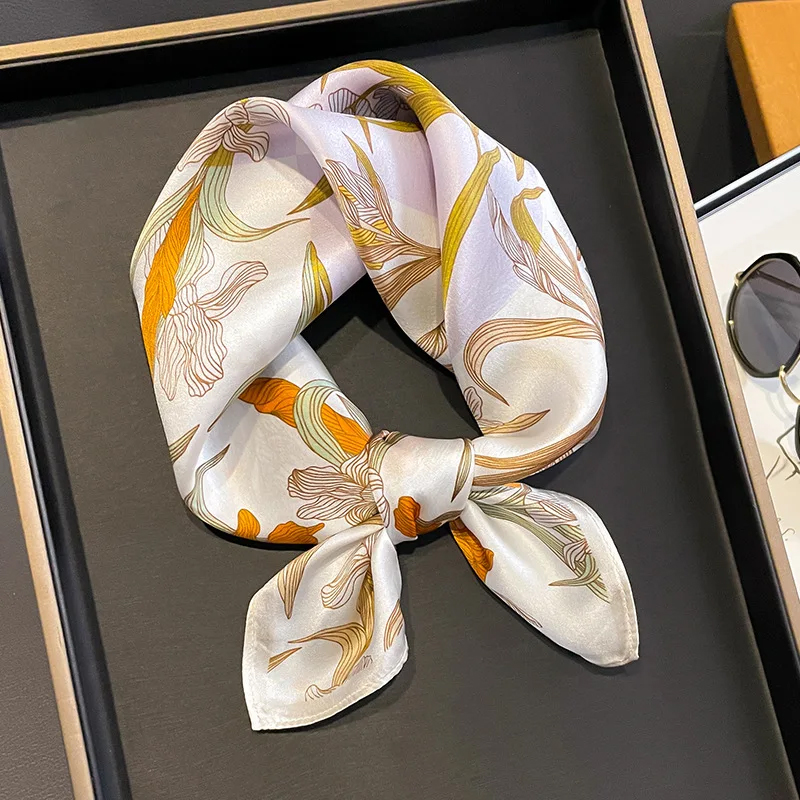 Luxurious Square Cut Genuine Silk Fabric Accessory Perfect Gift Idea Seasonal Wear