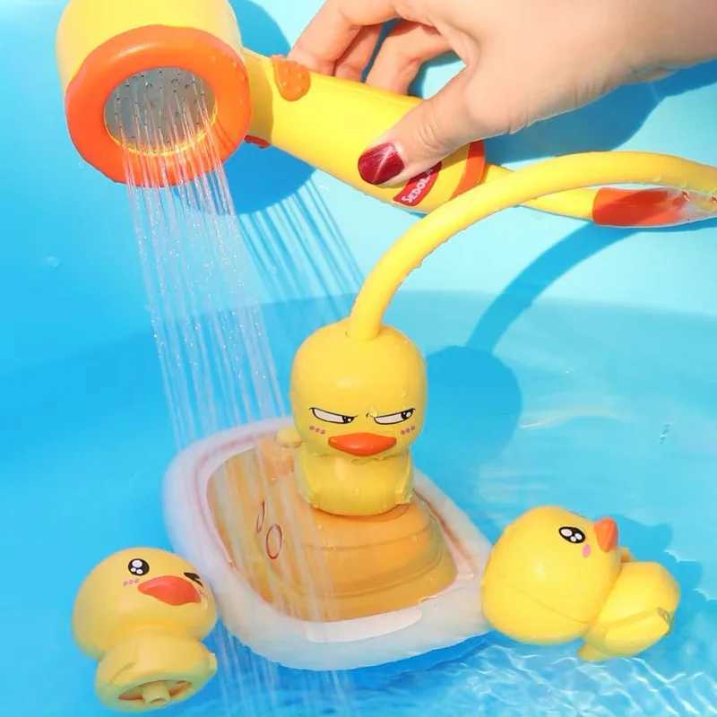 Baby Bath Toys Water Game Pirate Ship Duck Model Faucet Shower Electric Spray For Kids Swimming Bathroom Children Gifts J251023