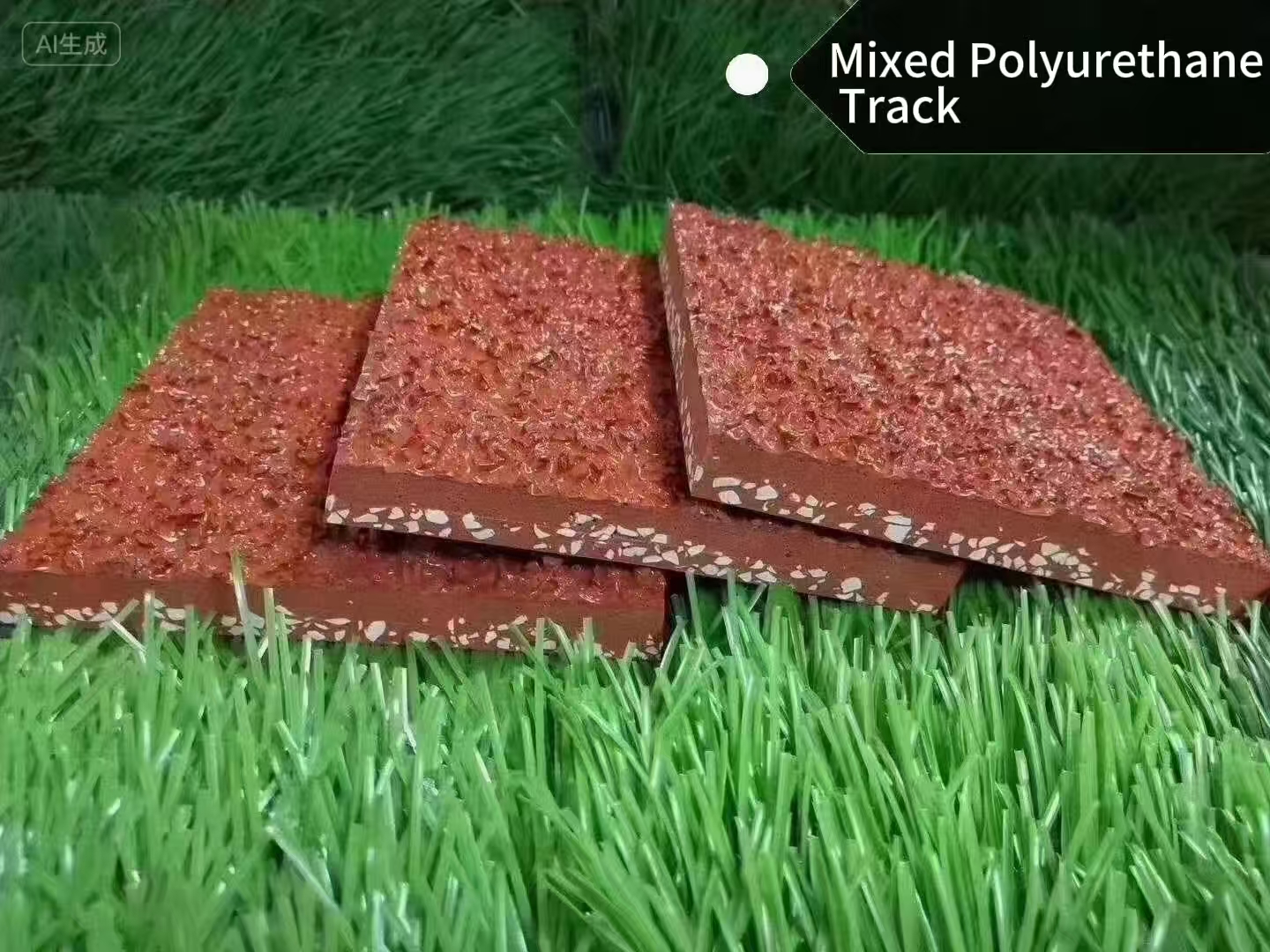 Wholesale Customizable Mixed Type Plastic Running Track, Durable Eco-Friendly Material for Outdoor Running