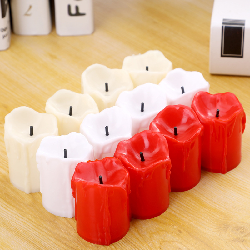 ABS Plastic LED Electronic Candle Lights Battery Operated No-Melt Alternative for Special Occasions & Interior Designing Needs - led lights -Electroni