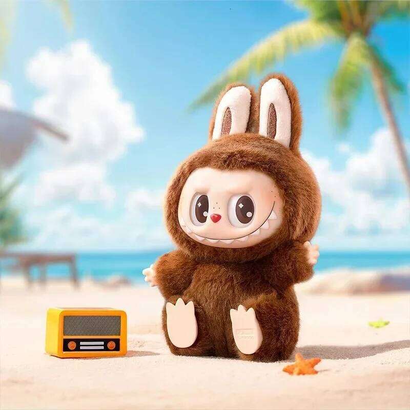 Designer Bags POP MART THE MONSTERS LABUBU - Have Seat Series Vinyl Plush Blind Box Bag Toys Doll Cute Anime Figure Desktop Ornam Free Labubu Pendant 