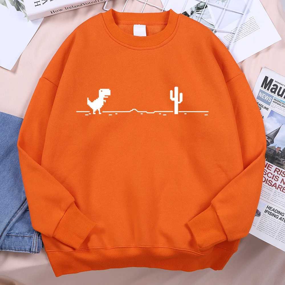 Network Malfunction Little Dinosaur Sweatshirts Men Women Casual Hoody Hip Hop Comfortable Streetwear Loose Warm Clothes HoodiesT251023