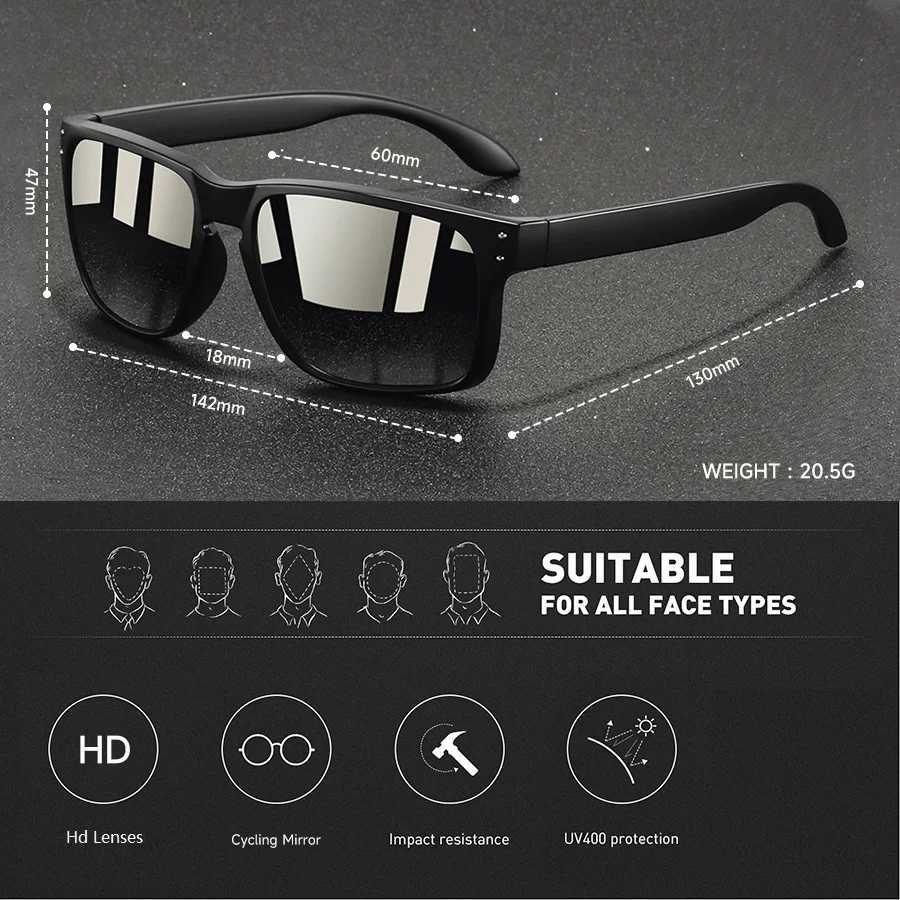 3 PCS Fashion Vintage Square Sunglasses Men Women Fishing Driving Man Luxury Brand Designer Sun Glasses AntiGlare Eyewear UV400W251023