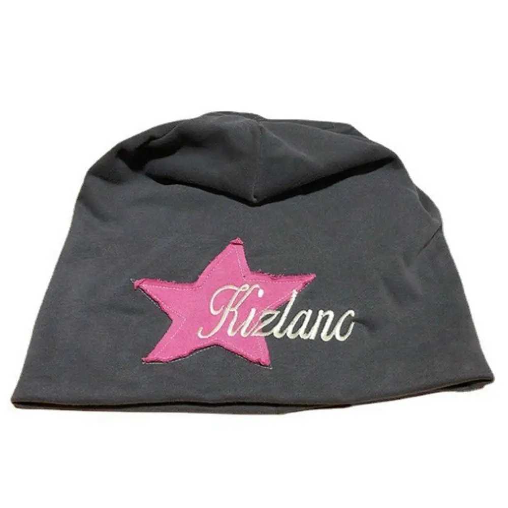 College Style Ear Protection Y2k Autumn and Winter Star Sticker Women Warm Cap Beanie Hat Letter Hat Korean Style CapsXJ251023