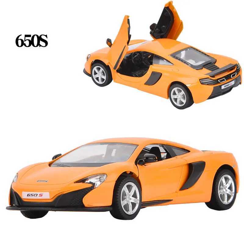 136 Simulation McLaren 650s Alloy Racing Sport Car Model Diecast Toy Vehicles Metal Decoration Pull Back Collection Boy ToysT251023