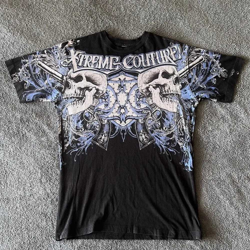 European and American mens summer fashion skull letter print comfortable and breathable round neck Tshirt outdoor street topXJ251023