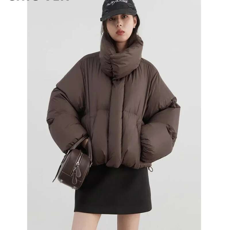Women Coats New 90 White Duck Puffs Down Female Bread Jacket Ladies Thick Warm Outerwear Winter 2025 Womens Coat