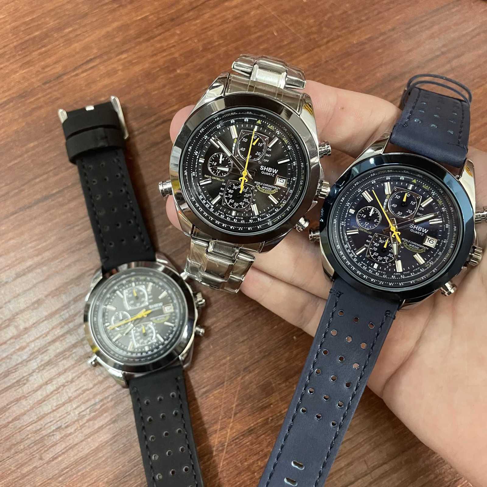 Hight Quality Mens Quartz Watch Luxury Trend Luminous Calendar Multi Function Chrono Stainless Automatic Watch Chrisment GiftL251023
