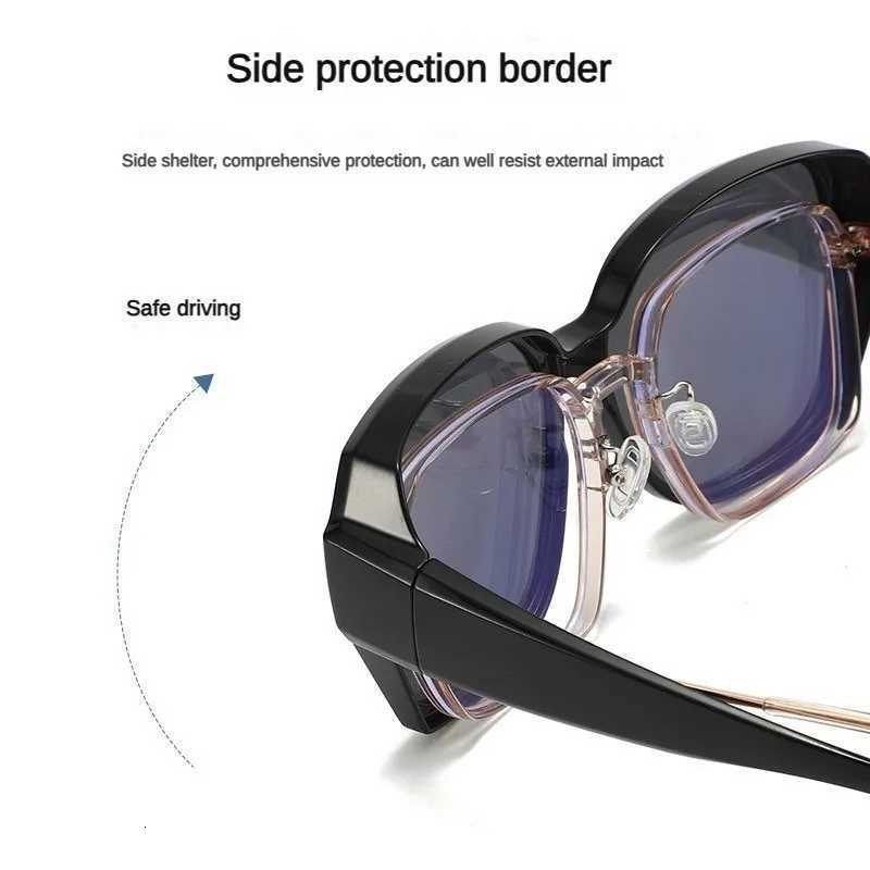 Sunglasses Myopia Glasses Cover Polarized Sunglasses Folding Fit Over Glasses Men Women UV400 WearW251023