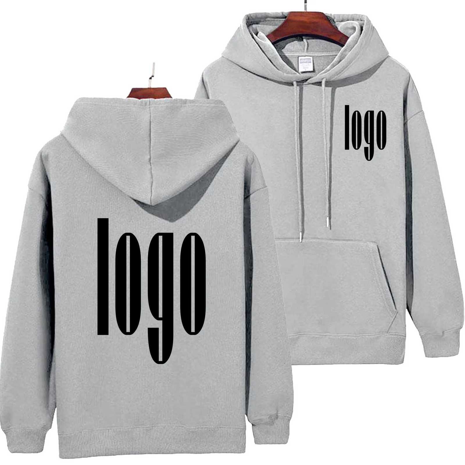 DIY mens custom brand hoodie autumn plus size cotton sweatshirt highquality top mens hiphop sweater for warmth and pT251023