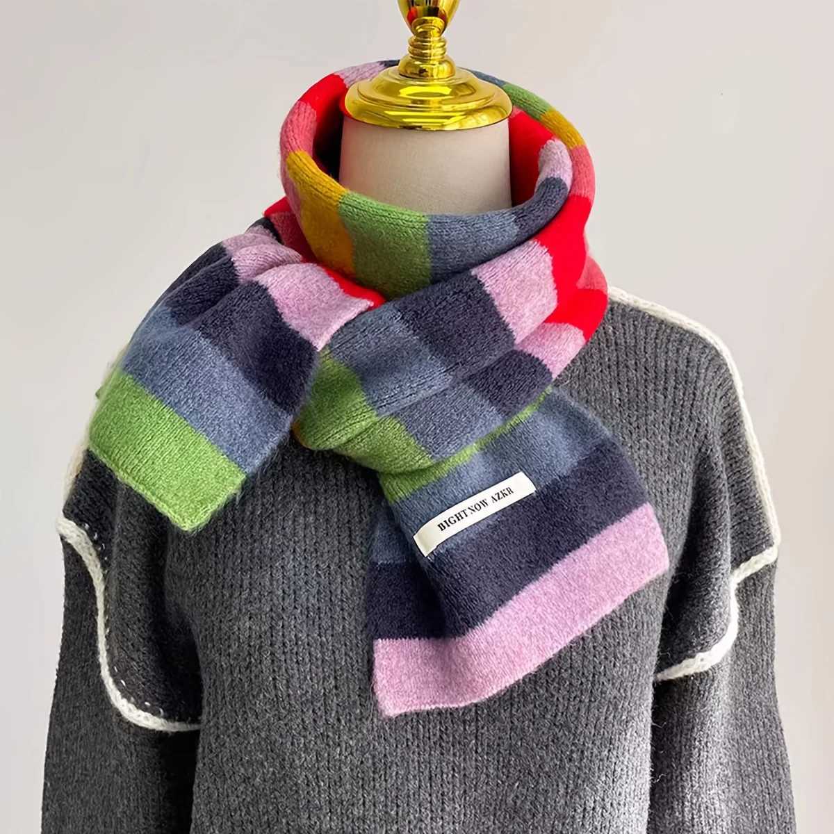 Korean Style Winter Thick Warm Scarf Women Cashmere Shawl and Wraps Neckerchief Bufanda Female Long Tessel Echarpe 2025 J251113