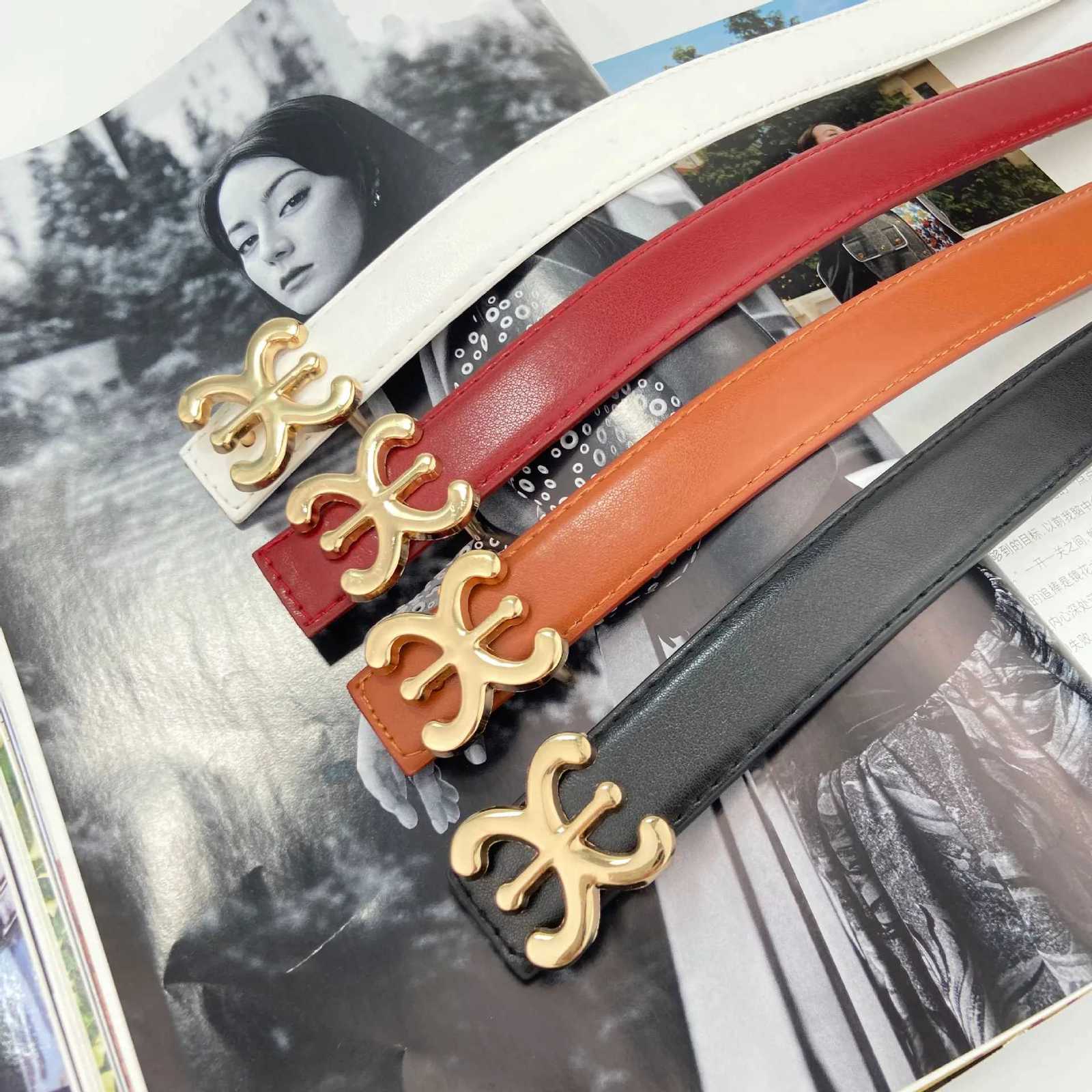 Luxury Brand Leather Belt for Women Designer Alloy Buckle Waist Strap Female Jeans Trouser Dress WaistbandXJ251023