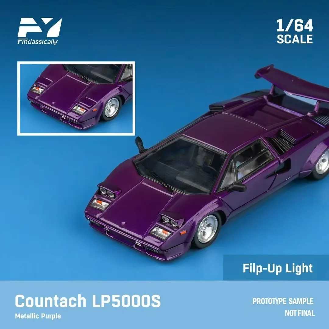 164 Countach LP5000S F40 Model Car Alloy Model Cars Diecast Vehicle Collection Toy for AdultsT251023